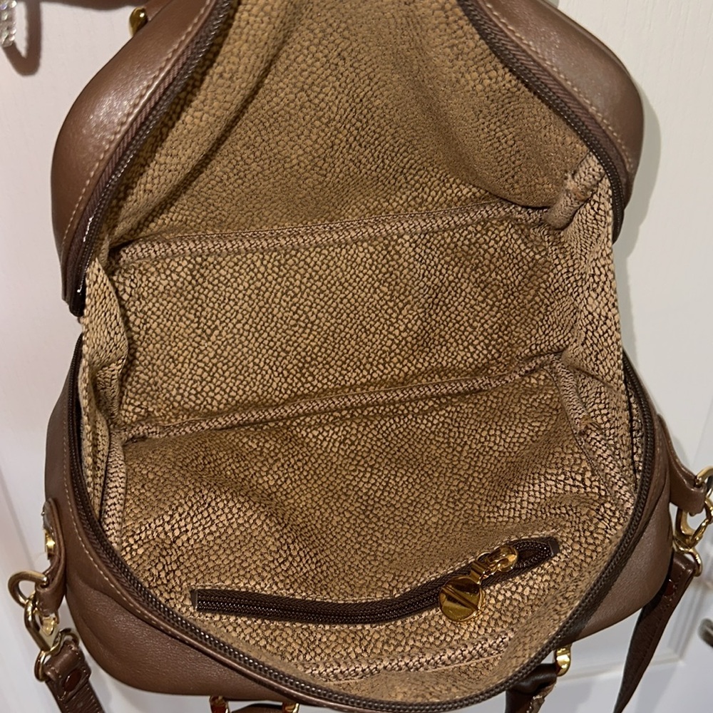 Borbonese Suede/Leather Mint Condition Shoulder B… - image 8